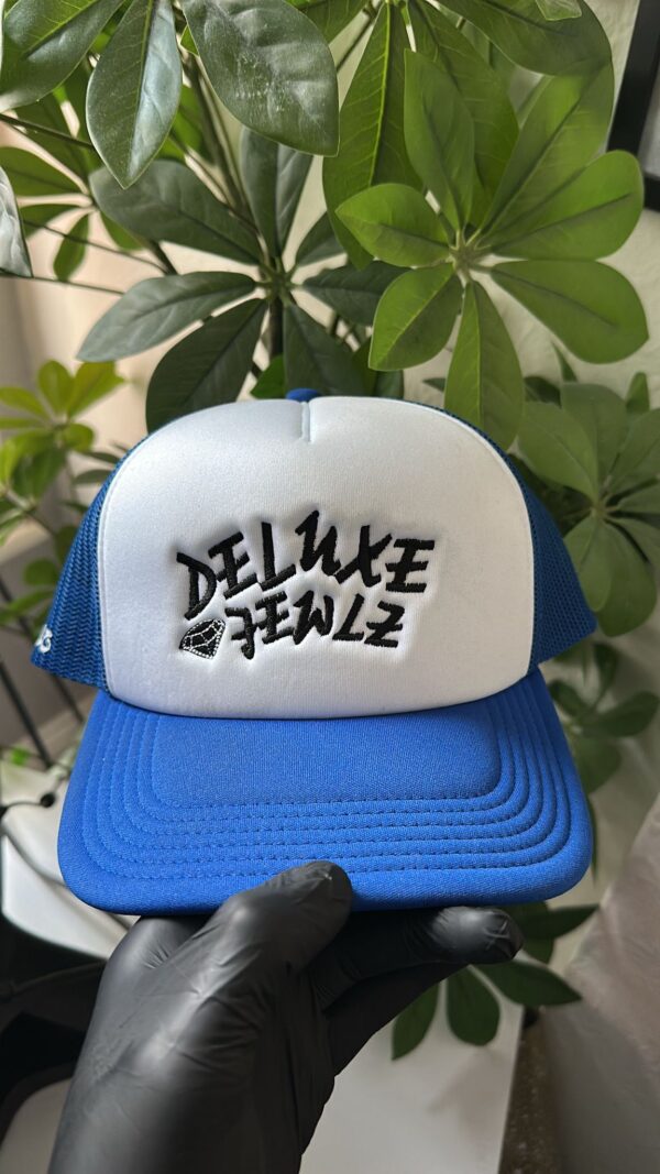 DELUXE JEWLZ TRUCKER CAP | BLUE - Image 2