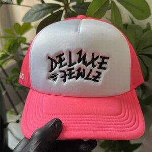 DELUXE JEWLZ TRUCKER CAP | PINK