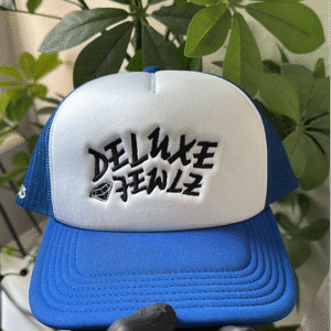 DELUXE JEWLZ TRUCKER CAP | BLUE